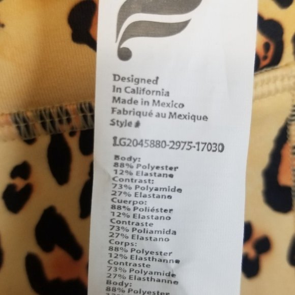 Fabletics Powerhold Womens S Leopard Print On-The- - Picture 10 of 12